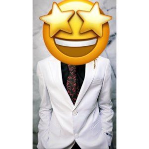 PORTABELLA Men Tuxedo Slim Fit Floral
